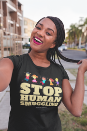 Stop human smuggling women's Soft-style Tee