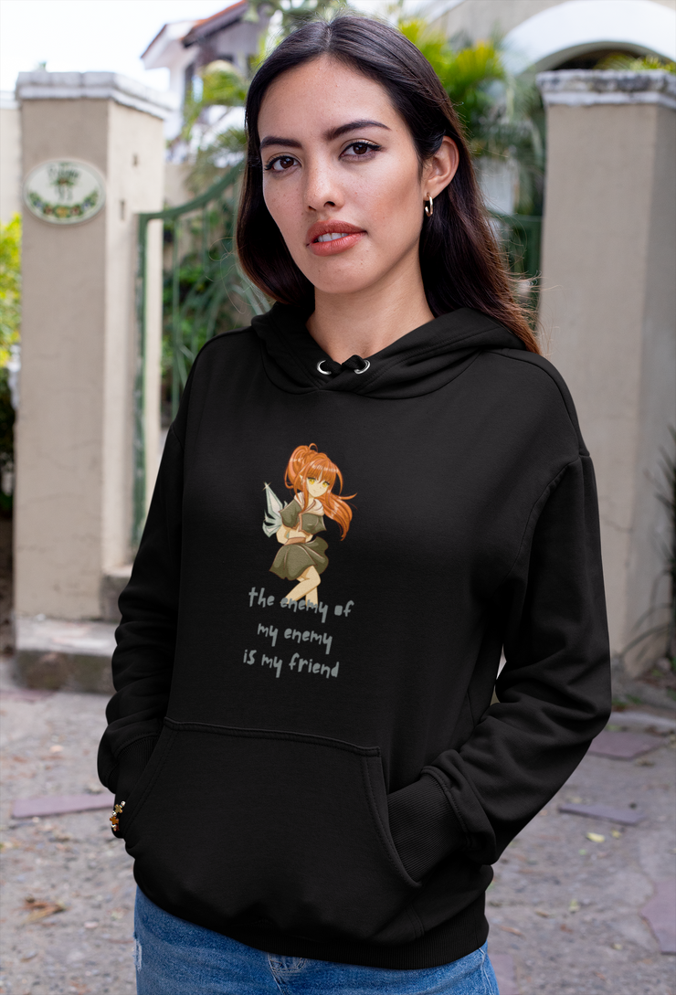 The enemy of my enemy is my friend Heavy Blend™ Hooded Sweatshirt