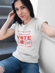 This is my Girly political vote 2024 for someone who cares shirt Jersey Short Sleeve Tee