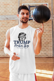 Trump Barber Shop Cutting in 2024 Unisex Jersey Tank