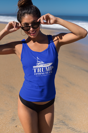 Trump Fishing Team Voting Tournament 2024 women's Ideal Racerback Tank