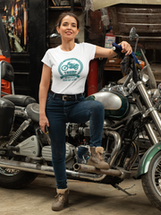 Trump Motorcycle club riding and voting in 2024 Women's Favorite Tee