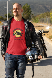 Trump Motorcycle riding and voting in 2024 Unisex Softstyle T-Shirt