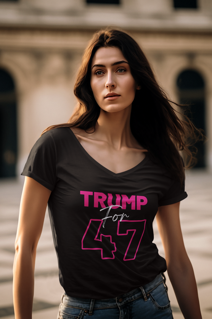 Copy of Trump for 47 hot pink ladies&