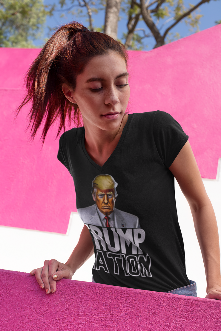 Trump Nation V-Neck T-Shirt