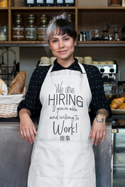 We are hiring if you're able and willing to work Apron (AOP)