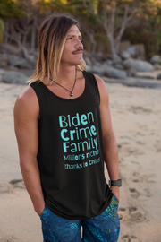 Biden Crime Family Millions richer thanks to China Unisex Jersey Tank