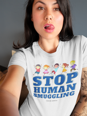 Stop human smuggling women's Soft-style Tee