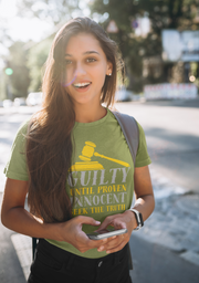 Guilty until proven innocent seek the truth Women's Favorite Tee