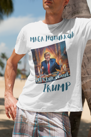 MAGA Hanukkah Let's talk about Trump Soft style T-Shirt