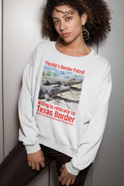 Florida's Border Patrol willing to relocated to Texas Border Blend™ Crewneck Sweatshirt Unisex
