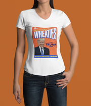 Wheaties Trump 2024 V-neck Women's tee