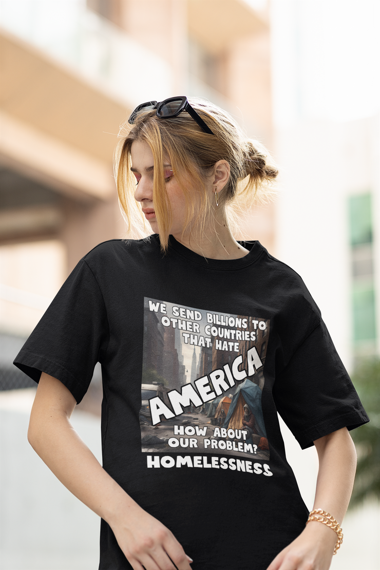 Our Problem Homelessness white Soft style T-Shirt