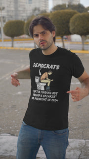 Democrats after finding out Trump is Speaker or President in 2024 Soft style T-Shirt