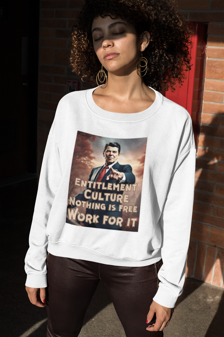 Entitlement Culture Nothing is free work for it Heavy Blend™ Crewneck Sweatshirt Unisex