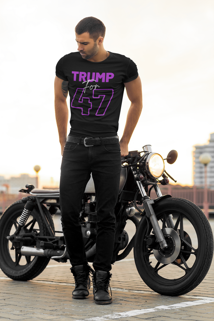 Trump for 47 hot purple Soft style T-Shirt