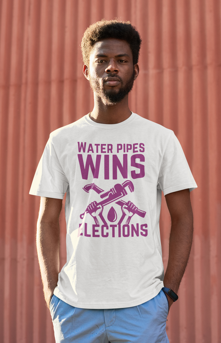 Water Pipes wins elections Unisex Softstyle T-Shirt