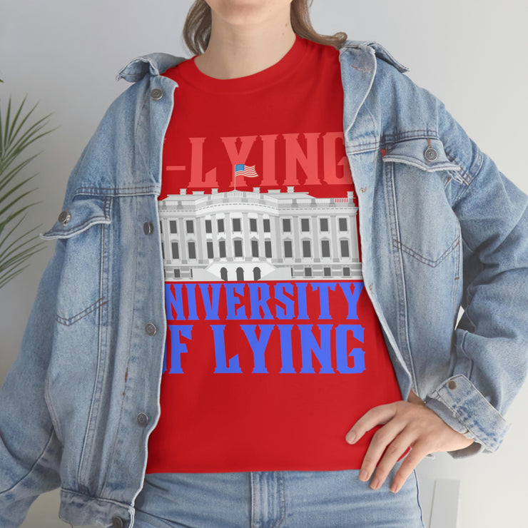 University of Lying Unisex Heavy Cotton Tee