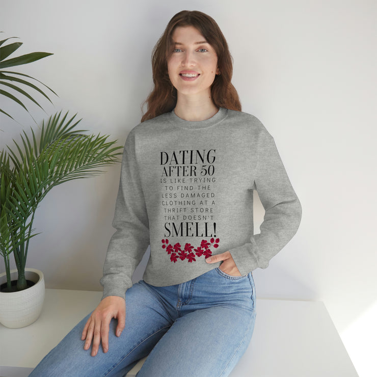 Dating after 50 Unisex Heavy Blend™ Crewneck Sweatshirt