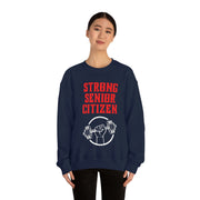 Strong Senior Citizen Unisex Heavy Blend™ Crewneck Sweatshirt