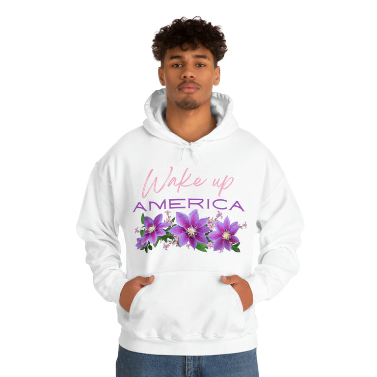 Wake up America unisex Heavy Blend™ Hooded Sweatshirt