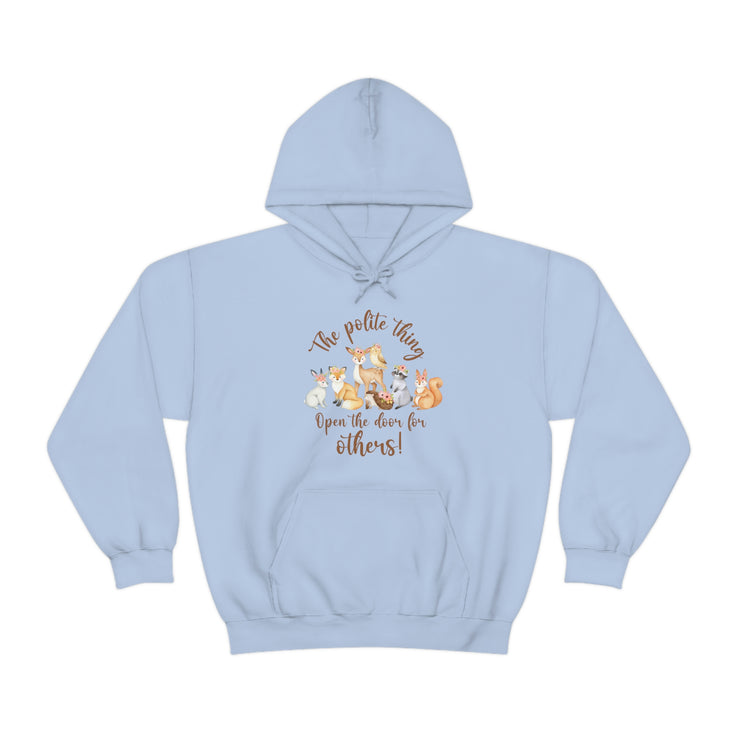 The polite thing Unisex Heavy Blend™ Hooded Sweatshirt