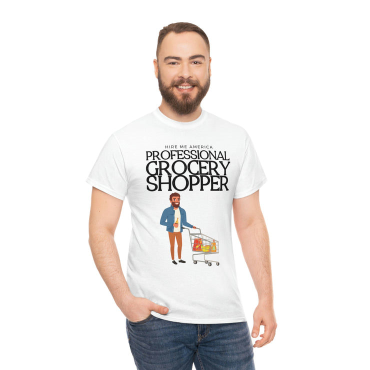 Professional Grocery Shopper unisex Heavy Cotton Tee