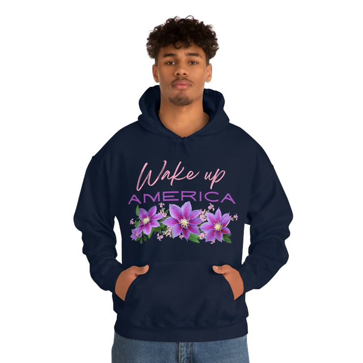 Wake up America unisex Heavy Blend™ Hooded Sweatshirt