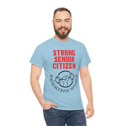 Strong Senior Citizen seeking work Unisex Heavy Cotton Tee