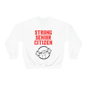 Strong Senior Citizen Unisex Heavy Blend™ Crewneck Sweatshirt