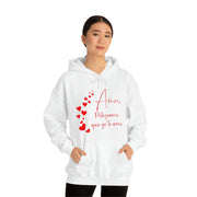 Amor Pellizcame que yo te amo Unisex Heavy Blend™ Hooded Sweatshirt