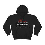 We are human unisex Heavy Blend™ Hooded Sweatshirt