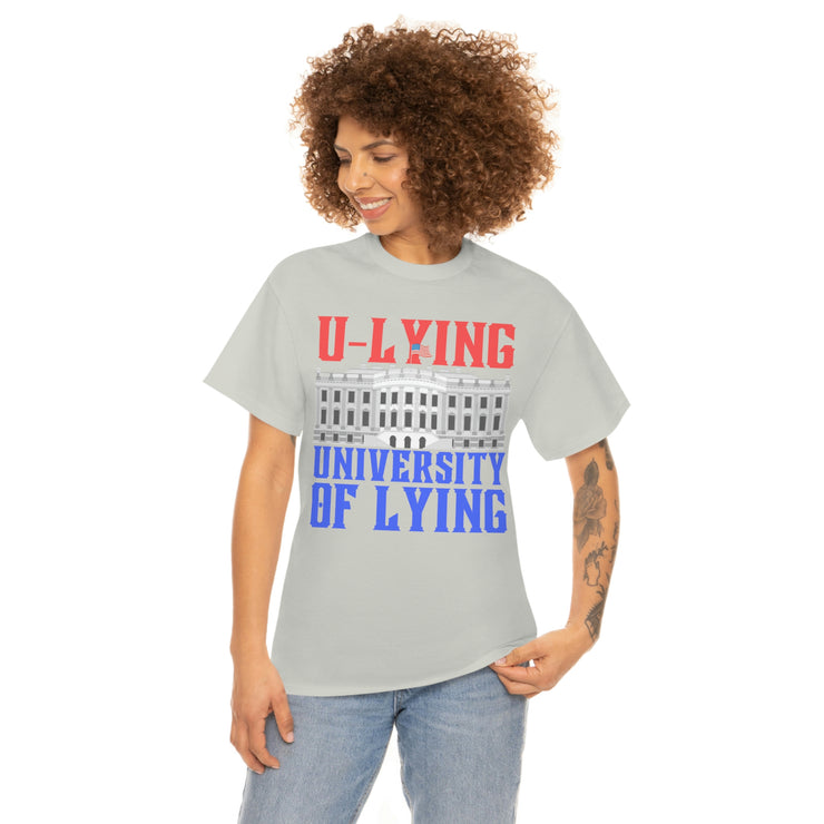 University of Lying Unisex Heavy Cotton Tee