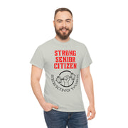 Strong Senior Citizen seeking work Unisex Heavy Cotton Tee