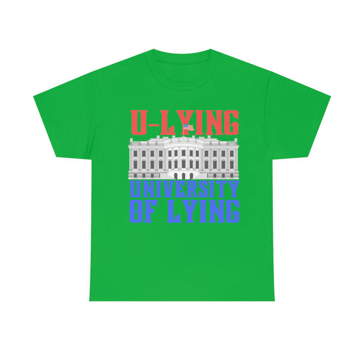 University of Lying Unisex Heavy Cotton Tee