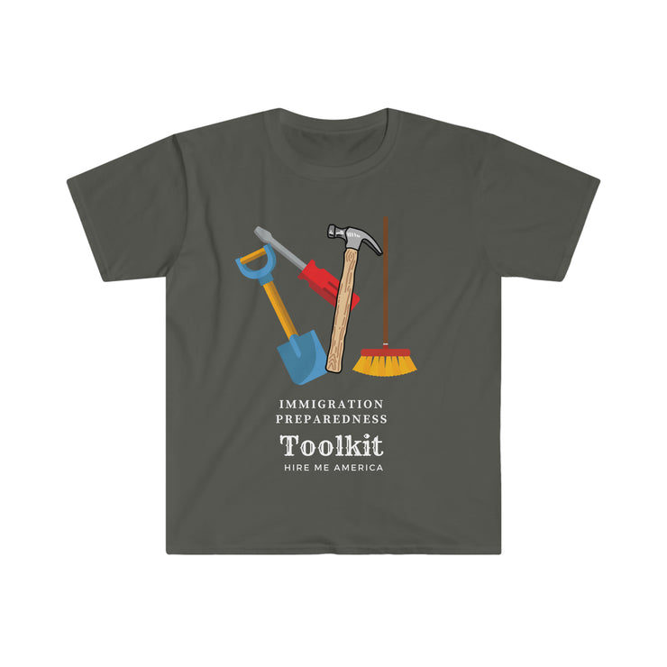 Immigration preparedness tool kit unisex Softstyle T-Shirt