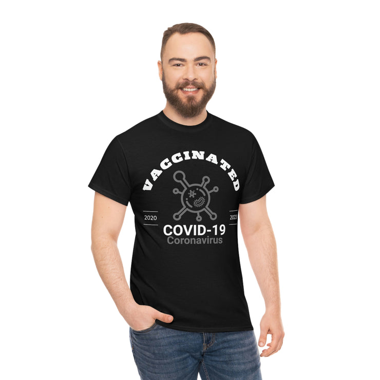 Vaccinated Covid-19 2020-2023 unisex Heavy Cotton Tee