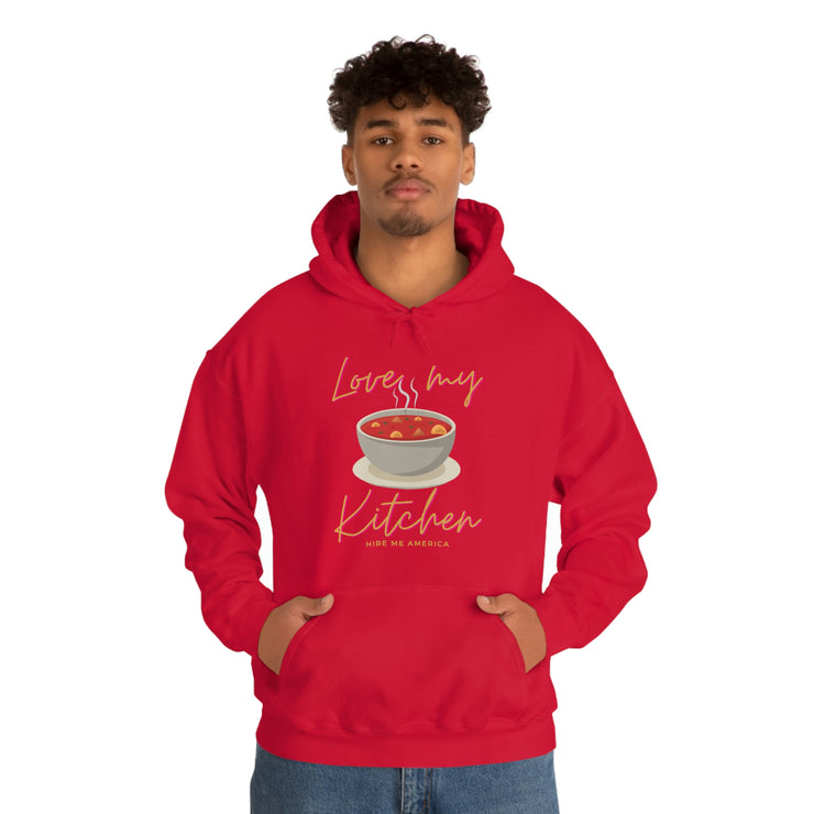 Love me soup kitchen unisex Heavy Blend™ Hooded Sweatshirt