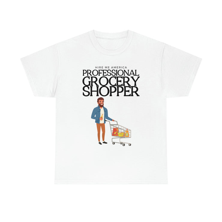 Professional Grocery Shopper unisex Heavy Cotton Tee