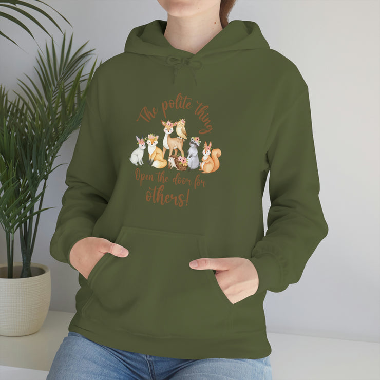 The polite thing Unisex Heavy Blend™ Hooded Sweatshirt