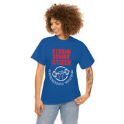 Strong Senior Citizen seeking work Unisex Heavy Cotton Tee