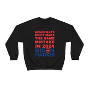 Democrats don't make the same mistake Biden Harris unisex Heavy Blend™ Crewneck Sweatshirt