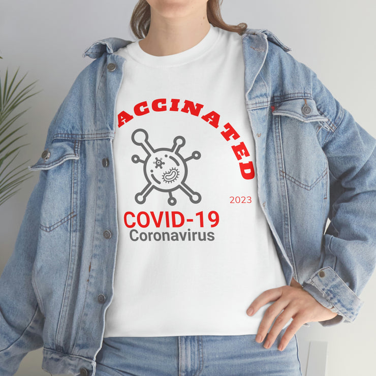 Unvaccinated Covid-19 2020-2023 unisex Heavy Cotton Tee