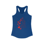 My love pinch me that I love u women's Ideal Racerback Tank