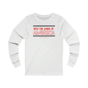 Into the arms of America unisex Jersey Long Sleeve Tee