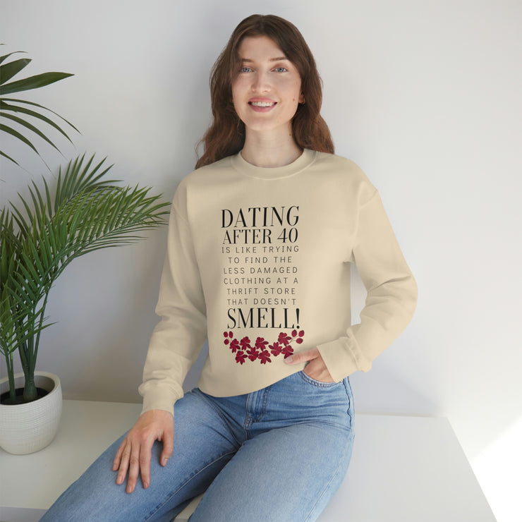 Dating after 40 Unisex Heavy Blend™ Crewneck Sweatshirt