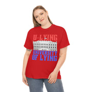 University of Lying Unisex Heavy Cotton Tee