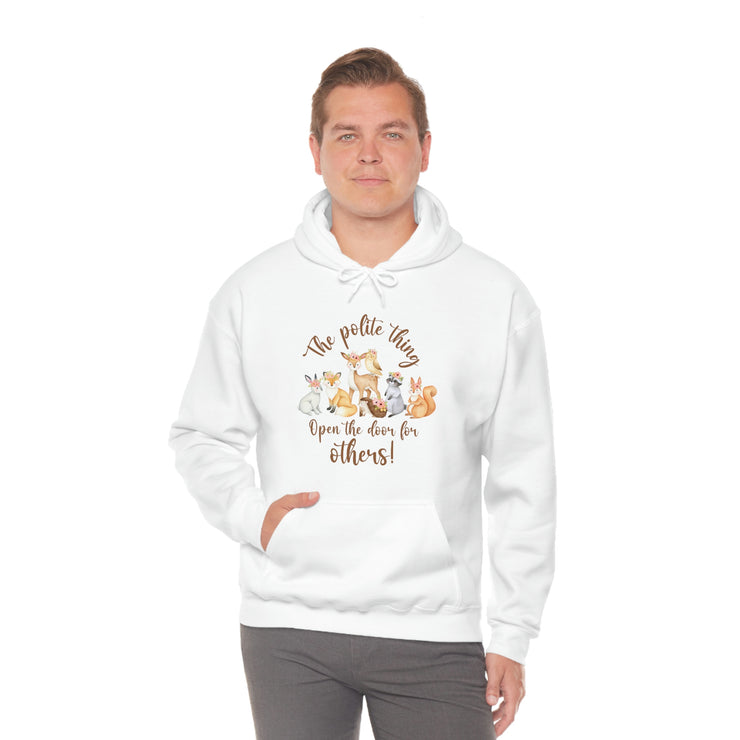 The polite thing Unisex Heavy Blend™ Hooded Sweatshirt