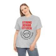 Strong Senior Citizen seeking work Unisex Heavy Cotton Tee