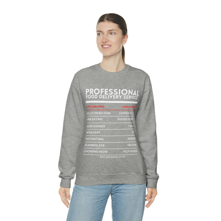 Professional Food Delivery Service Sweatshirt